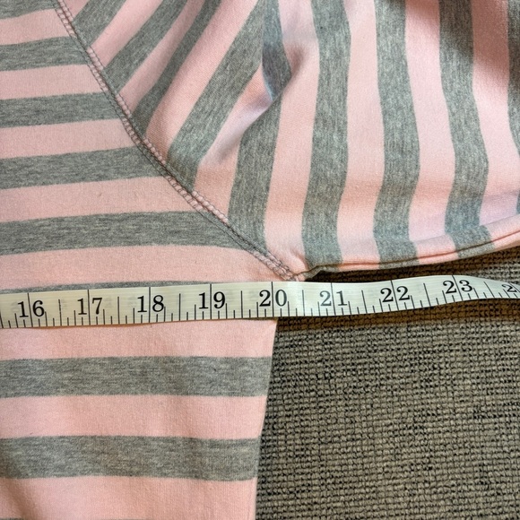 Calvin Klein Performance Pink Gray Striped Jacket Quick Dry Size Large - Picture 9 of 10